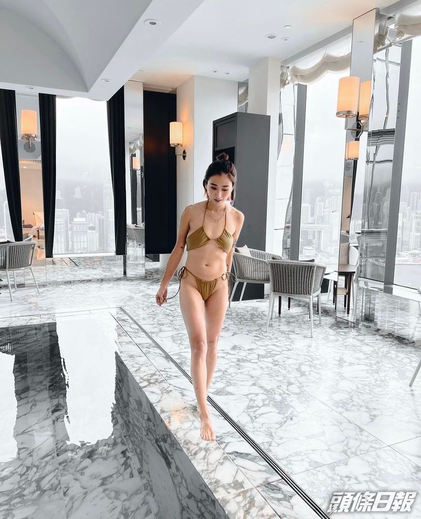 網民大讚身材好fit。